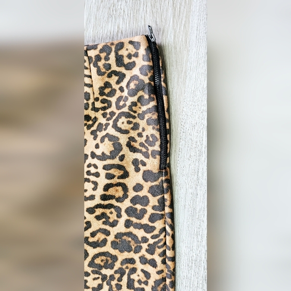 Small Forever 21 Leopard Print Pants - Picture 3 of 5